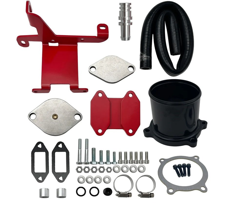 2009-2024 Dodge Ram Cummins 6.7L EGR Valve & Cooler Delete Kit – Aluminum Alloy