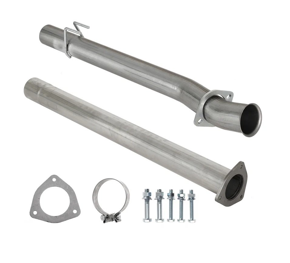 2011-2023 Ford Powerstroke 6.7L 4″ DPF & CAT Delete Exhaust Pipe Kit