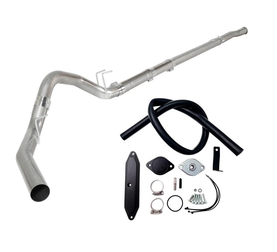 2011–2022 Ford 6.7L Powerstroke 4″/5″ DPF Delete & EGR Delete Kit | T409 Stainless