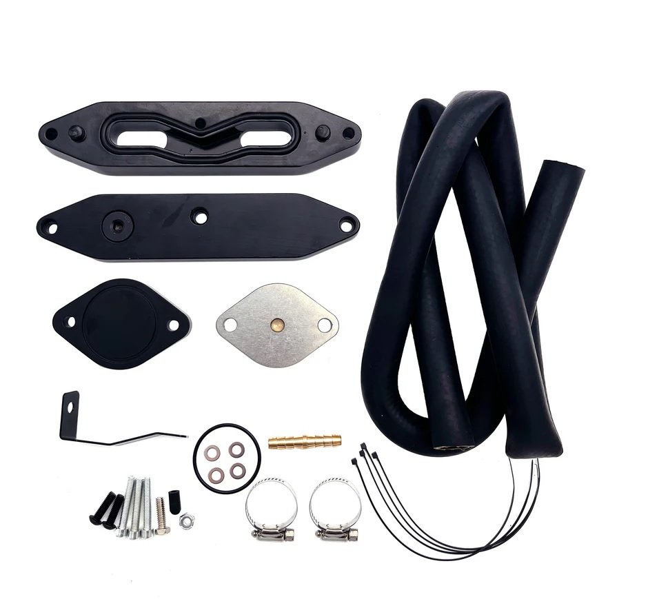 2011–2023 Ford 6.7L Powerstroke EGR Delete Kit – Stainless & Aluminum