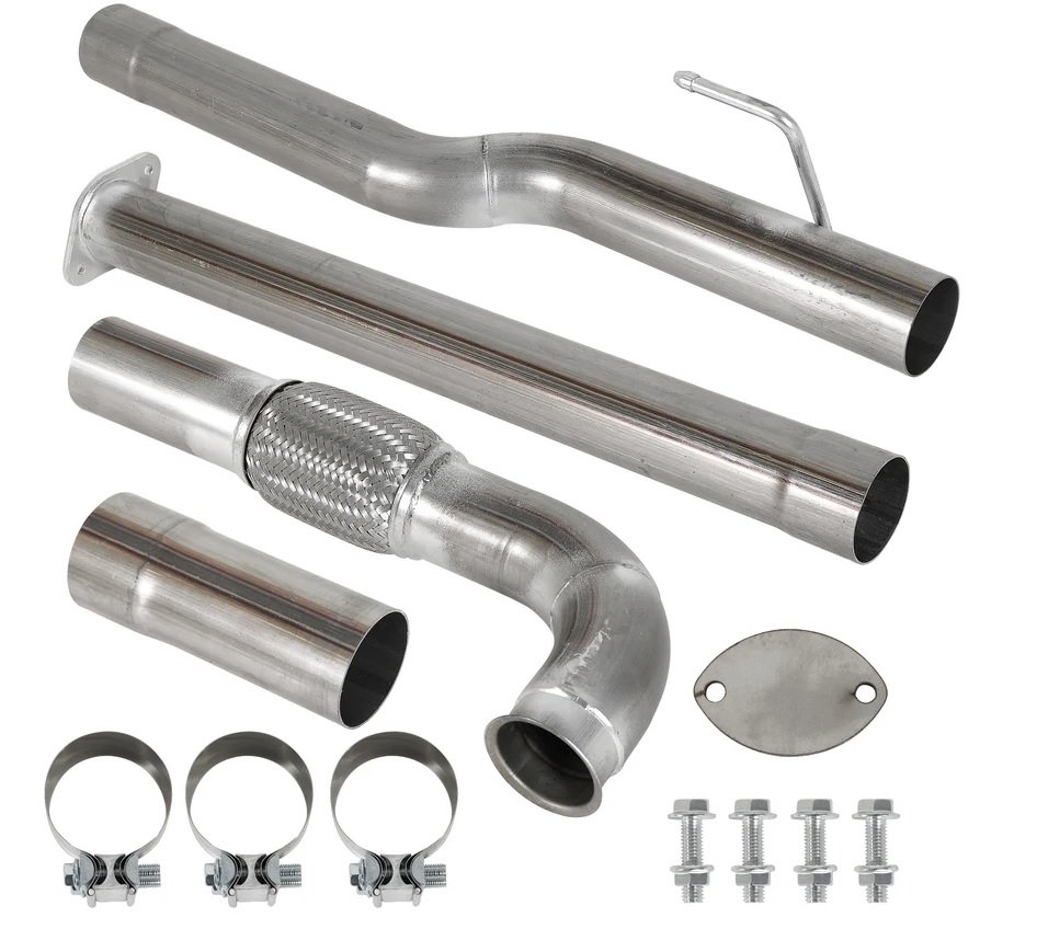 2020-2024 Dodge RAM 1500 3.0L EcoDiesel DPF Delete 3″ Race Exhaust Pipe