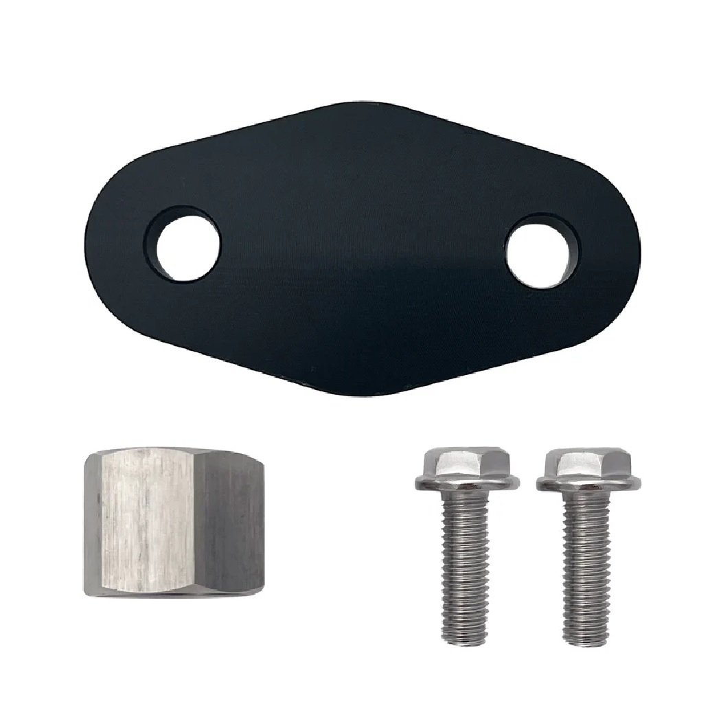 1996-2004 Ford Mustang EGR Delete Kit with Exhaust Cap – CNC Billet Aluminum