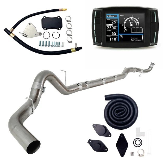 2011–2015 Duramax LML 6.6L 4″ DPF EGR DEF CCV Delete Kit + Mini Maxx V2