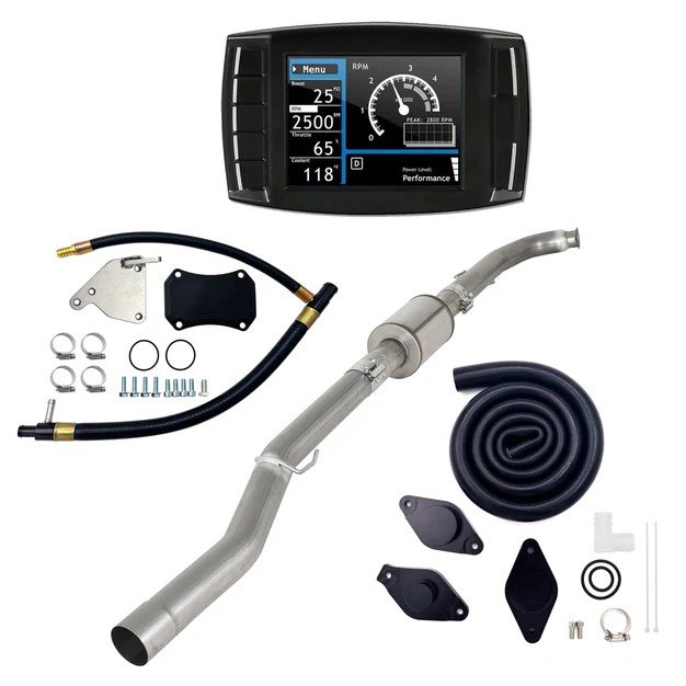2011–2015 Duramax LML 6.6L 4″ DPF EGR CCV Delete Kit + Mini Maxx V2 Tuner