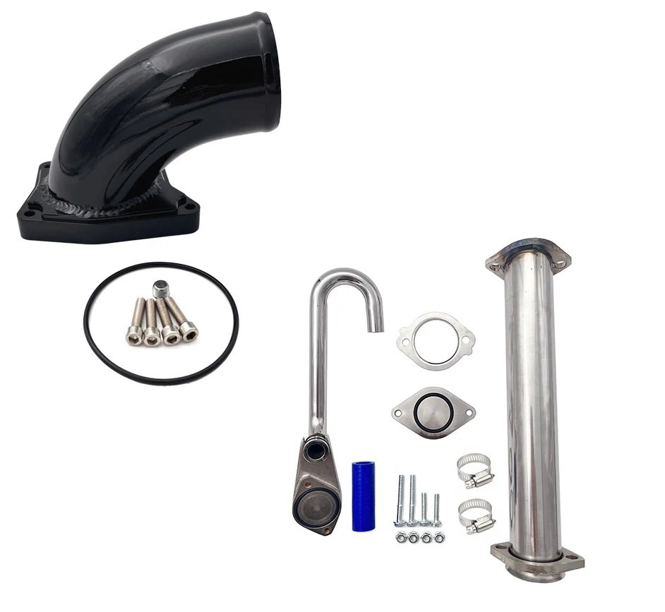 2003–2007 Ford Power stroke 6.0L EGR Cooler Delete Kit with Intake Elbow