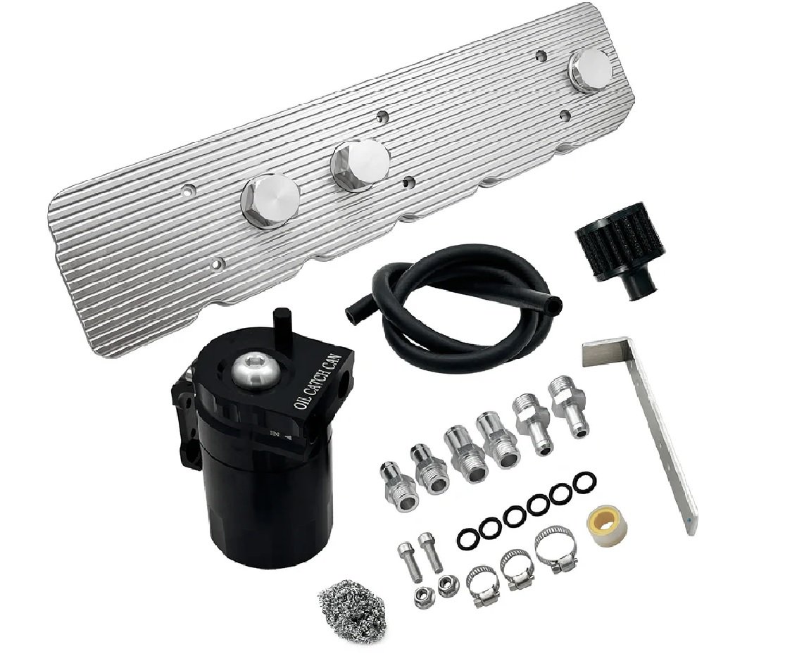 2006-2024 Dodge Ram Cummins 5.9L/6.7L Billet Valve Cover & Oil Catch Can Kit