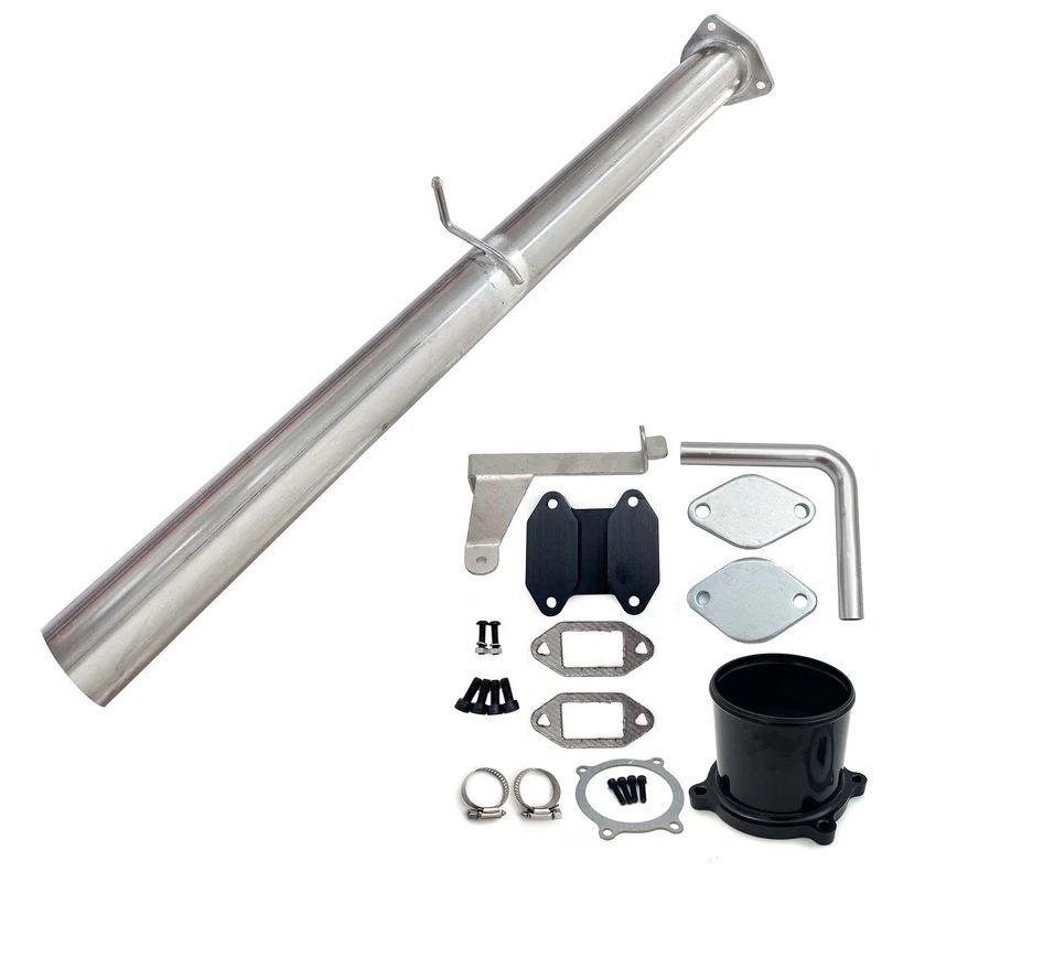 2007.5-2009 Dodge Ram Cummins 6.7L 4″ DPF Delete Race Pipe & EGR Delete Kit