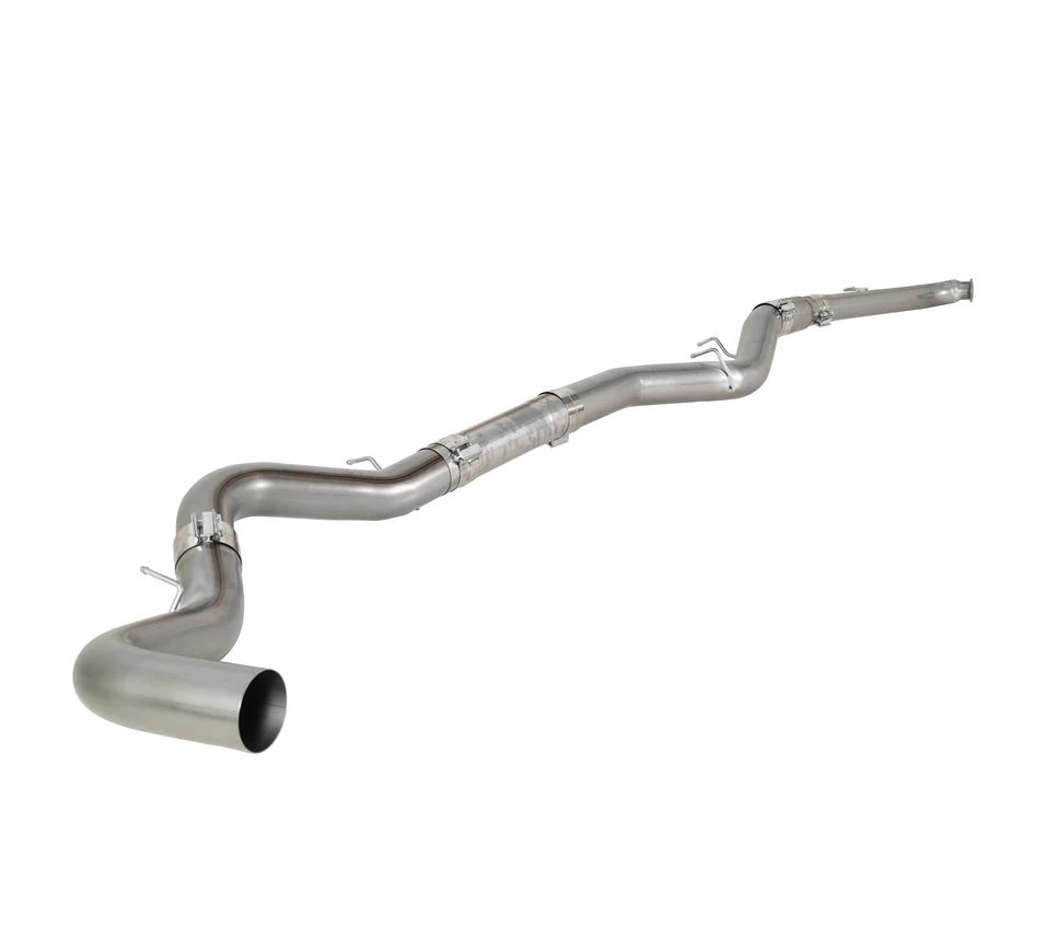 2007.5-2010 Chevy/GMC Duramax LMM 6.6L 5″ Downpipe-Back DPF Delete Exhaust – T409 Stainless