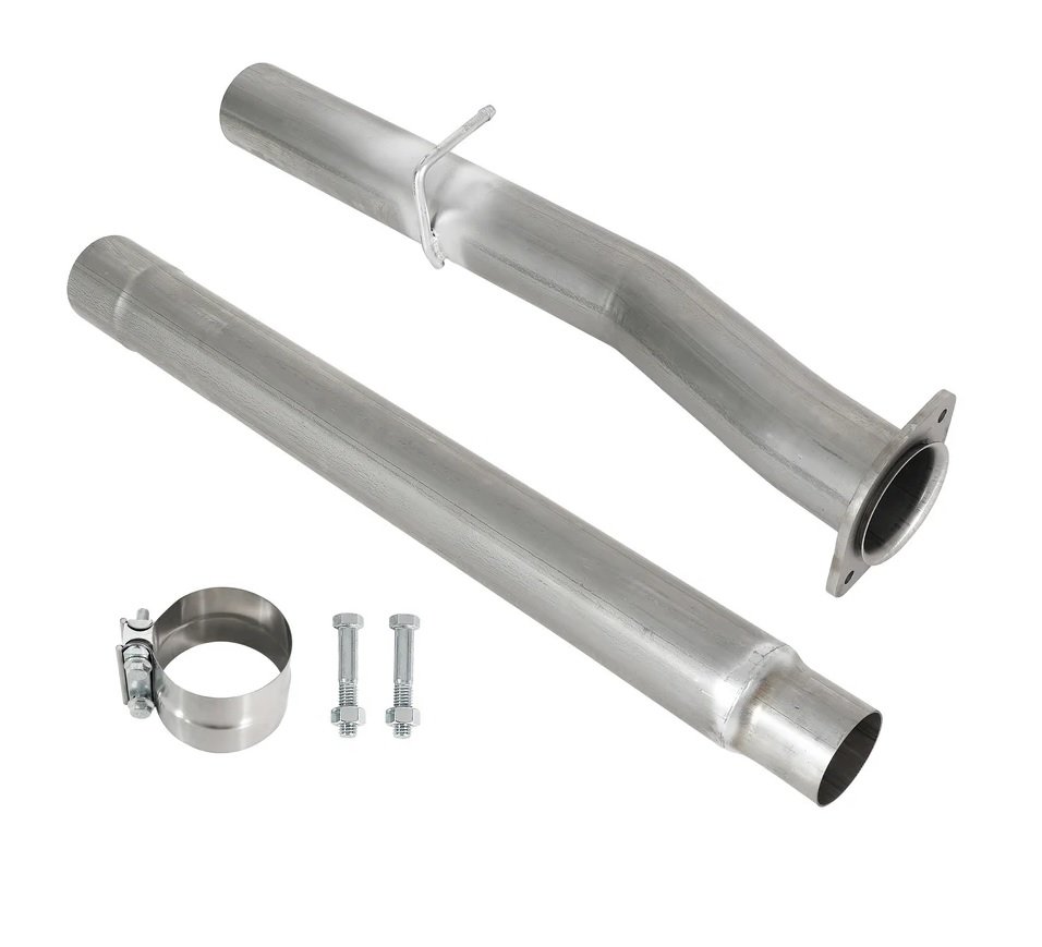 2008–2010 Ford 6.4L Powerstroke 4″ CAT & DPF Delete Pipe | High-Performance Exhaust Upgrade