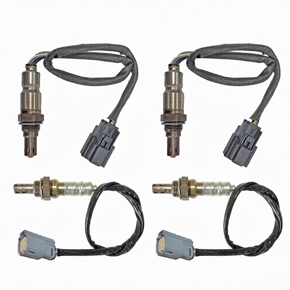 Set of 4 Bosch Oxygen O2 Sensors for 2015–2018 Ford Edge 3.5L V6 Non-Turbo