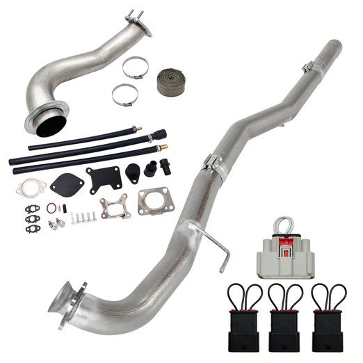 2017–2019 Duramax L5P 6.6L DPF & EGR Delete Kit with Downpipe