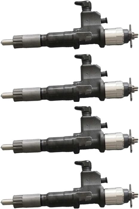 XYo Fuel Injector Set 095000-6270 / 095000-6274 / 8976102540 — Compatible with Isuzu 6UZ1 Engine (Pack of 4)