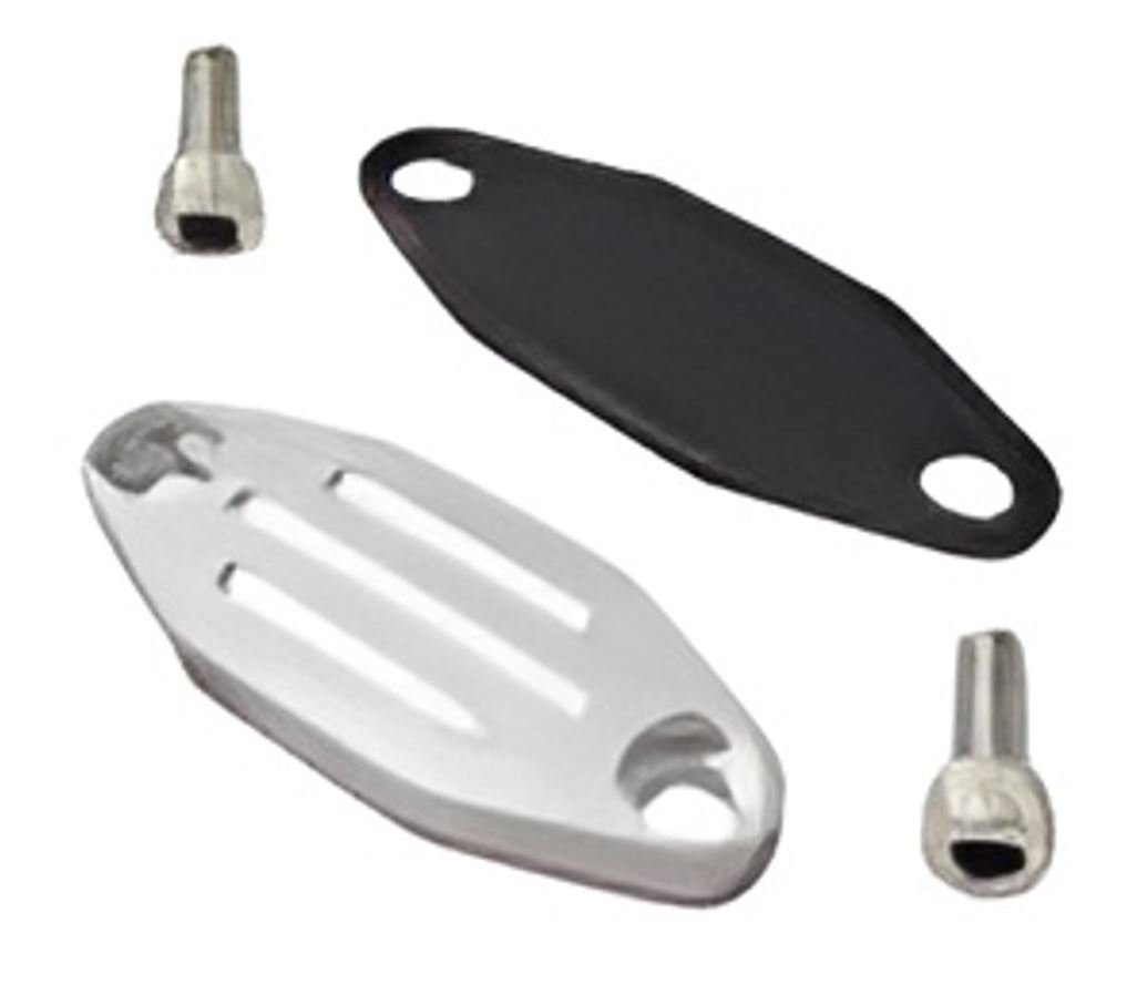 1983–1997 Ford F150 F250 F350 Mustang EGR Delete Block-Off Plate Kit | CNC Billet Aluminum