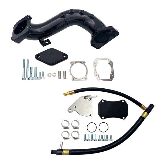 2017–2019 Duramax L5P 6.6L DPF Delete Pipe & Downpipe w/ EGR Delete (5″)